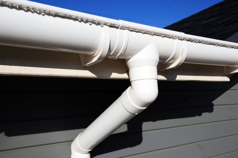 Plastic Downspout Installation detail