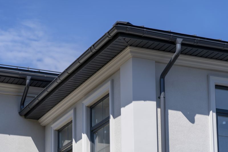 Gutter System on a Modern Home